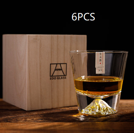 Household Compact Japanese Mount Whiskey Glass